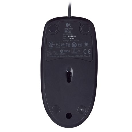 Mouse Logitech M90 Preto Com Fio