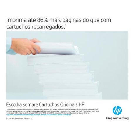 Cartucho HP 60 Preto Original (CC640WB)